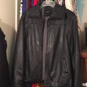 Black pure leather jacket